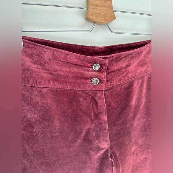 Vintage Suede Jacket & Pant Set - “Skotts Suede” - Deep Plum - Size 6 - Picture 7 of 13